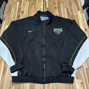 Vintage Jacksonville Jaguars Jacket Mens XL Black Nike NFL Pro Line 90s USA